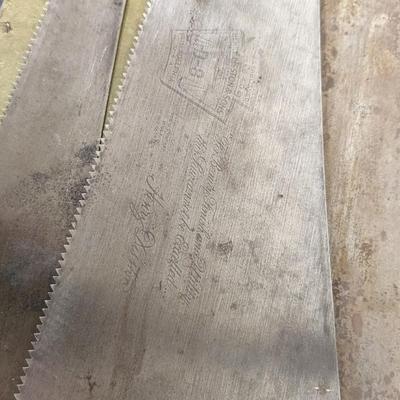 Wood Handle Disston Hand Saws