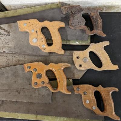 Wood Handle Disston Hand Saws