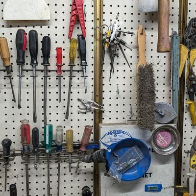 Contents of East Garage Wall