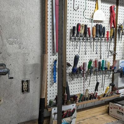 Contents of East Garage Wall