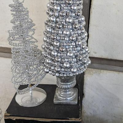 Christmas Trees and Village Pieces