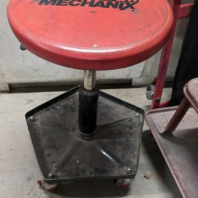 Rolling Shop Stools and Creeper