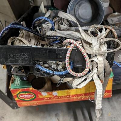Rolling Cart and Contents