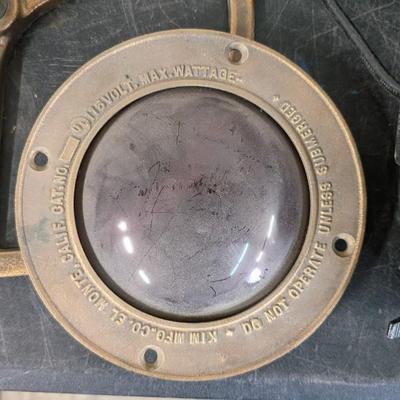 Kim Manufacturing Vintage Brass Underwater Lights