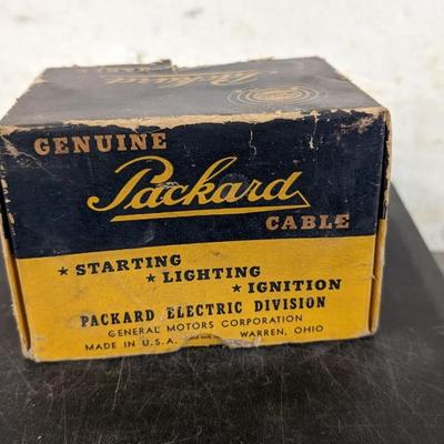 Vintage Packard Wiring Cable and Champion H-10 14mm Spark Plugs