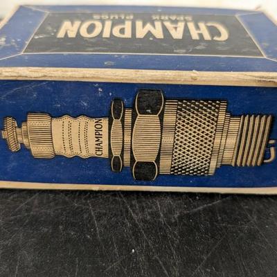 Vintage Packard Wiring Cable and Champion H-10 14mm Spark Plugs
