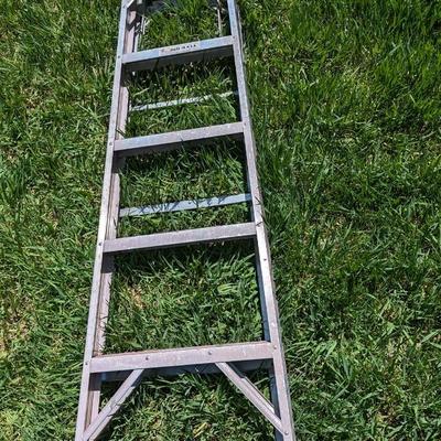 Werner 6 ft Aluminum Ladder and Step Stools