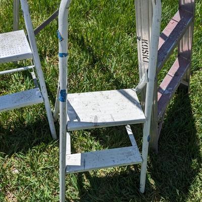 Werner 6 ft Aluminum Ladder and Step Stools