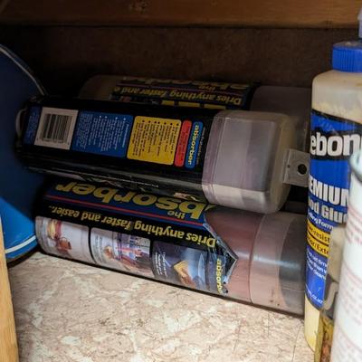 Contents of Upper Garge Cupboard