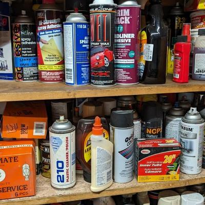 Contents of Upper Garge Cupboard
