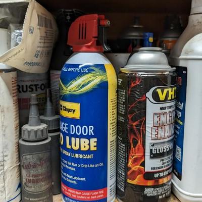 Contents of Upper Garge Cupboard
