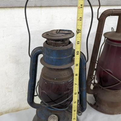 Dietz Little Wizard and Monarch Lanterns