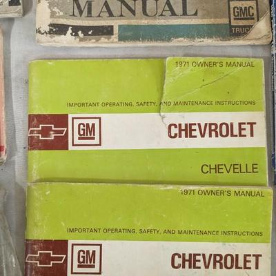 Vintage Car Manuals and Ephemera