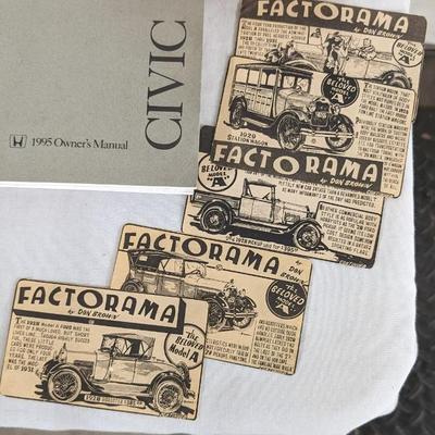 Vintage Car Manuals and Ephemera