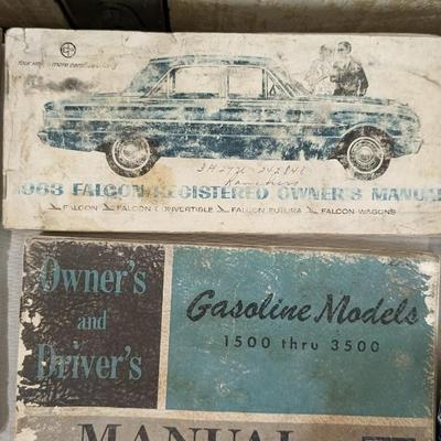 Vintage Car Manuals and Ephemera