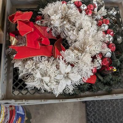 Vintage Christmas Florals and Ribbon