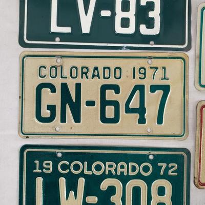 1970's Colorado Motorcycle Plates