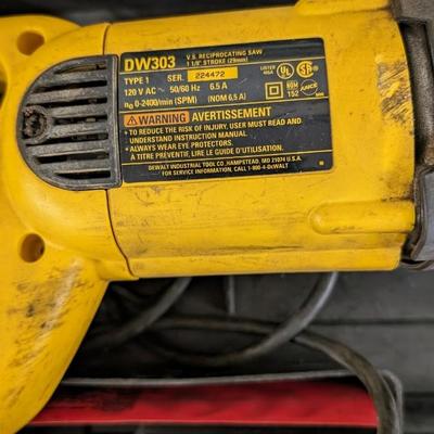 DeWalt Reciprocating Saw and Craftsman 7 1/4" Circular Saw
