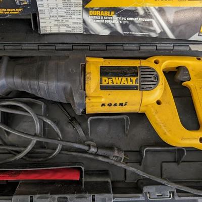 DeWalt Reciprocating Saw and Craftsman 7 1/4" Circular Saw