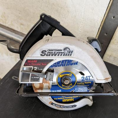 DeWalt Reciprocating Saw and Craftsman 7 1/4" Circular Saw
