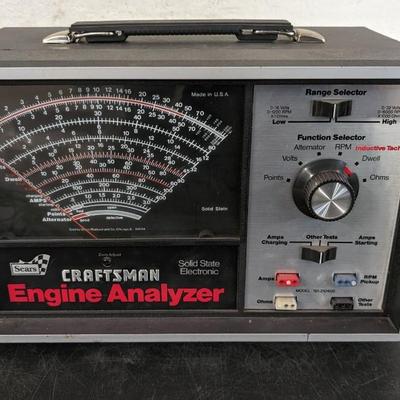 Craftsman Engine Analyzer, Bearing Pullers, Compression Tester, Bolt Type Wheeler Puller, and Berme Rex C100