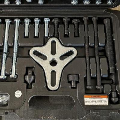 Craftsman Engine Analyzer, Bearing Pullers, Compression Tester, Bolt Type Wheeler Puller, and Berme Rex C100
