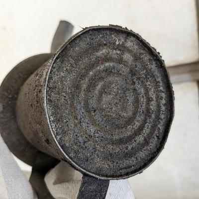 Galvanized Oil Cans, Pans, and Funnels