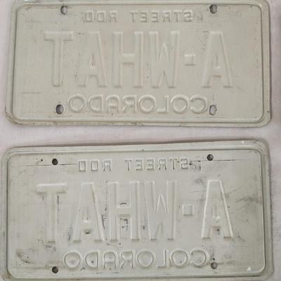 Custom Colorado License Plates