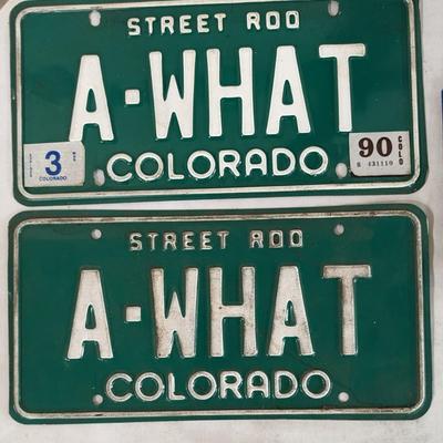 Custom Colorado License Plates