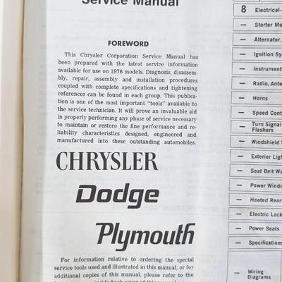 Vintage Car Manuals