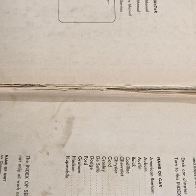Vintage Car Manuals