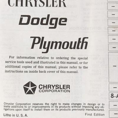 Vintage Car Manuals