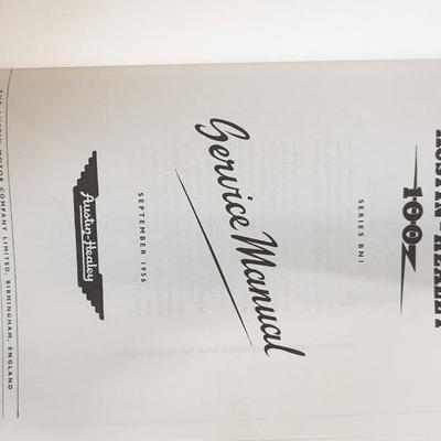Vintage Car Manuals