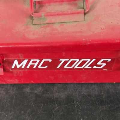 Dent/Punch Parts with Vintage Mac Tools Carrying Toolbox