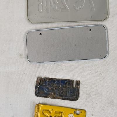 1928 Oklahoma Ford License Plate w/ Varied State Plates