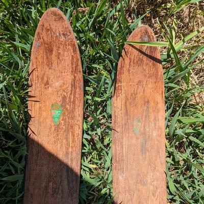 Vintage Wood Skis