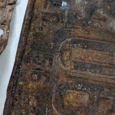 Varied Rusted Out License Plates