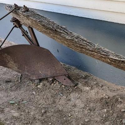 Antique Walk Behind Plow and Grand Detour Bottom Plow