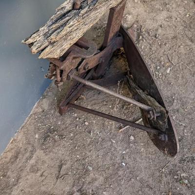 Antique Walk Behind Plow and Grand Detour Bottom Plow