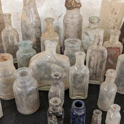 Antique Glass Bottles