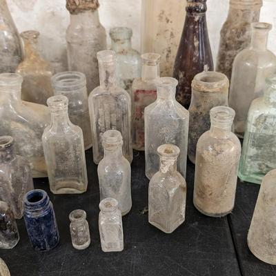 Antique Glass Bottles