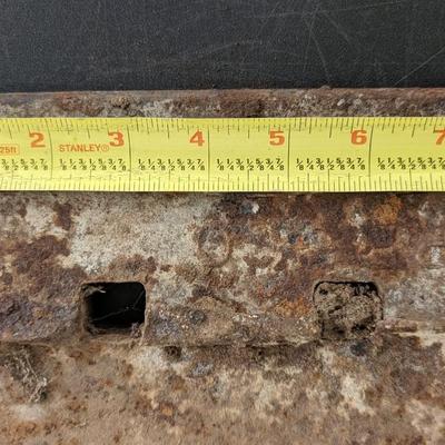 Antique Railroad Track Tie/Plate
