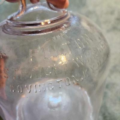 1966 Vintage Farmer Brown's Penny Candy Jar. milk bottle and I believe a kerosene ja