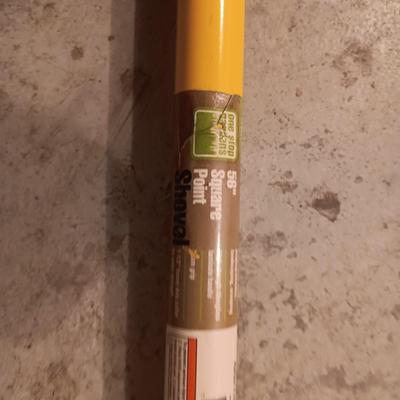 SHOVELS, LOPERS AND A LARGE METAL DUST PAN