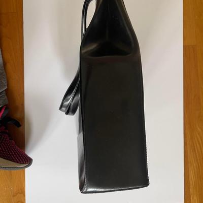 Brand New Black Leather Tote Bag