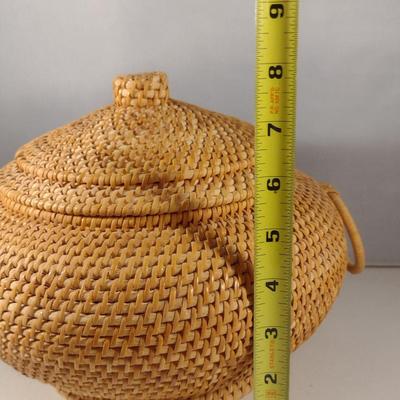 Hand Woven Asian Basket