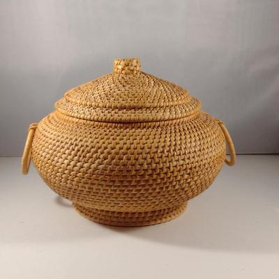 Hand Woven Asian Basket