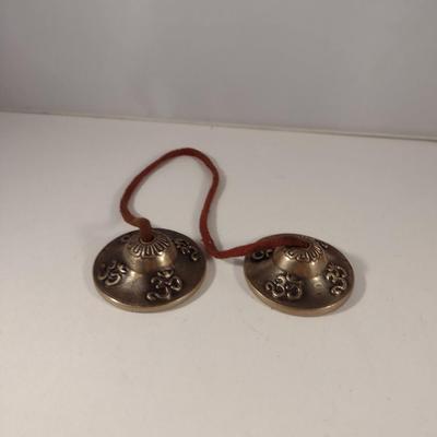 Pair of Tingsha (Buddhist Prayer Cymbals)