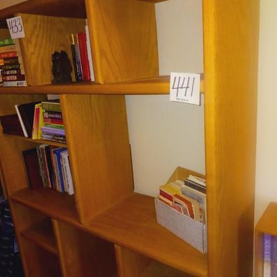 SOLID WOOD BOOK CASE (BOOKS NOT INCLUDED)