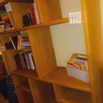 SOLID WOOD BOOK CASE (BOOKS NOT INCLUDED)